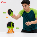 96 Pieces Table Tennis Racket Set with Balls, Green and Orange