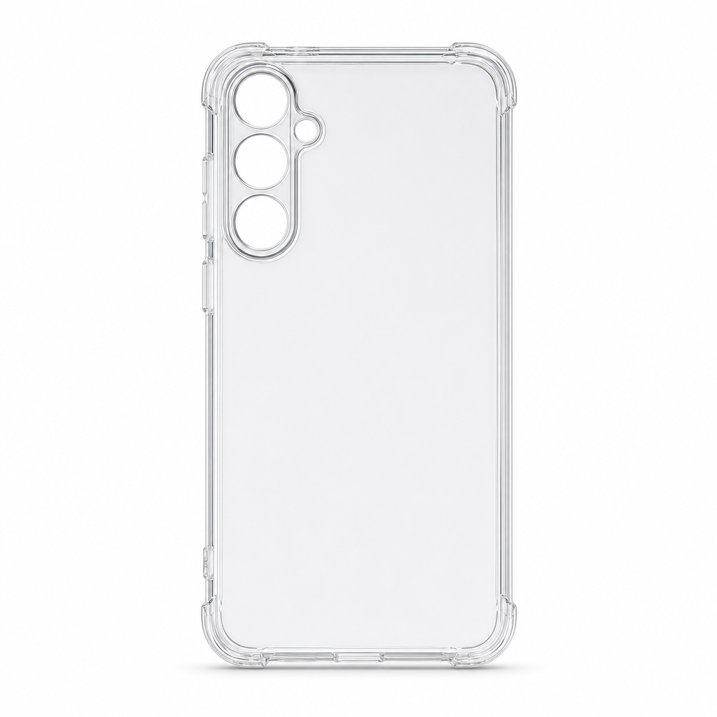 240 Pieces Clear Anti-Burst Protective Phone Cases with Reinforced Corners for Galaxy A55