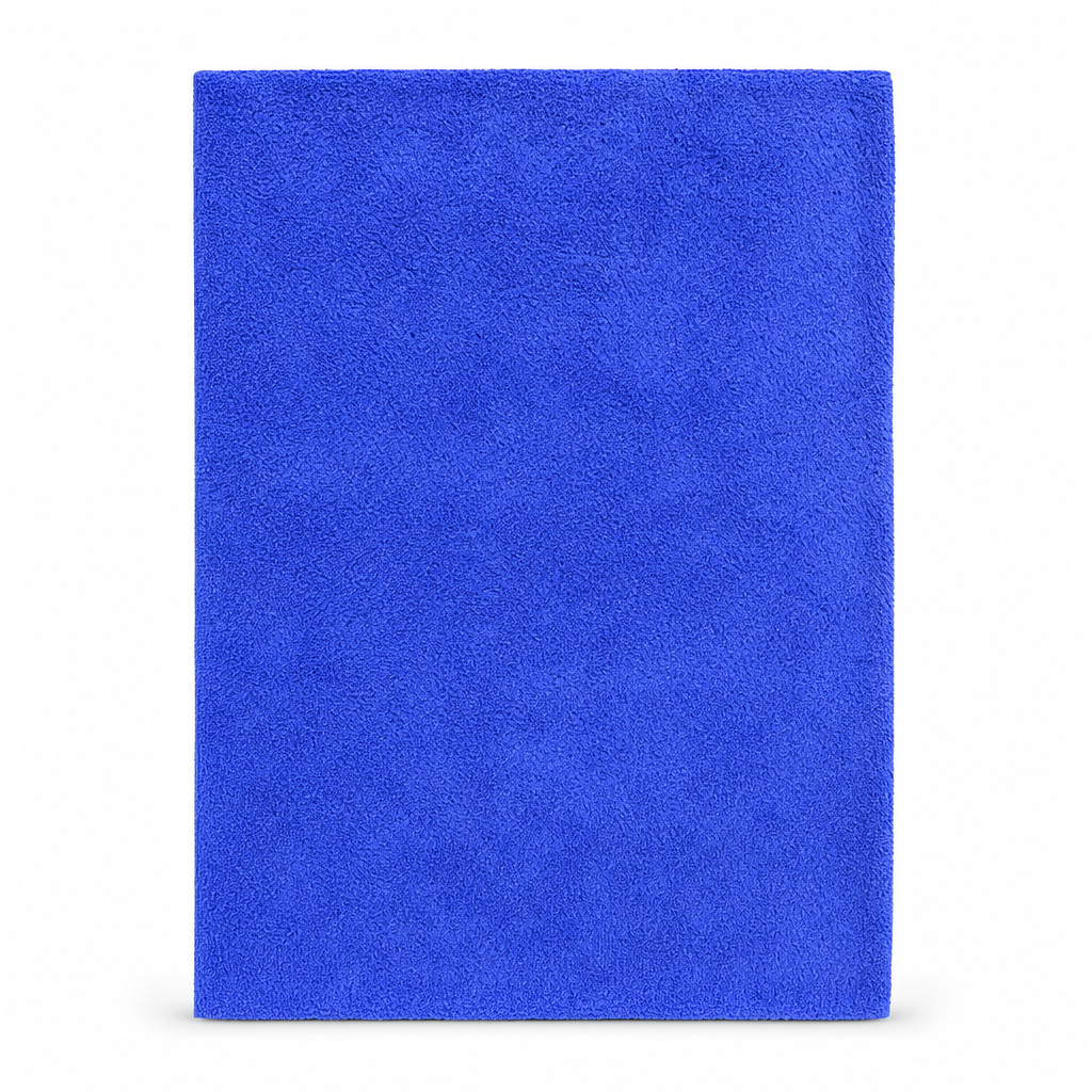 120 Pieces Microfiber Cleaning Cloth, No Stitching, 40 x 60 cm, Blue