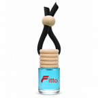 144 Pieces Car Air Fresheners Hanging Bottle, Black Ice Scent, Black, 8 cm