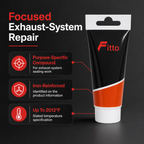 120 Pieces Exhaust System Sealants Tube, Iron-Reinforced, High Temperature to 2012°F, Single Tube