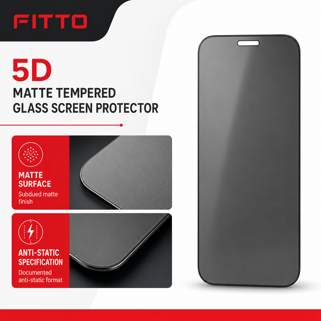 120 Pieces 5D Matte Tempered Glass Screen Protectors for 15 Pro Max Smartphone, Anti-Static