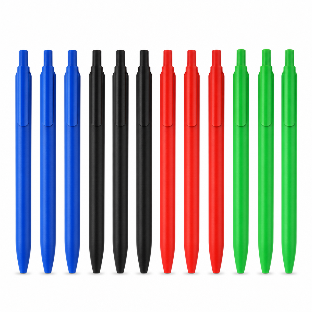 96 Pieces Gel Pens with Matte Finish and Arrow Tip, 0.7 mm, Assorted Colours, 12-Pack