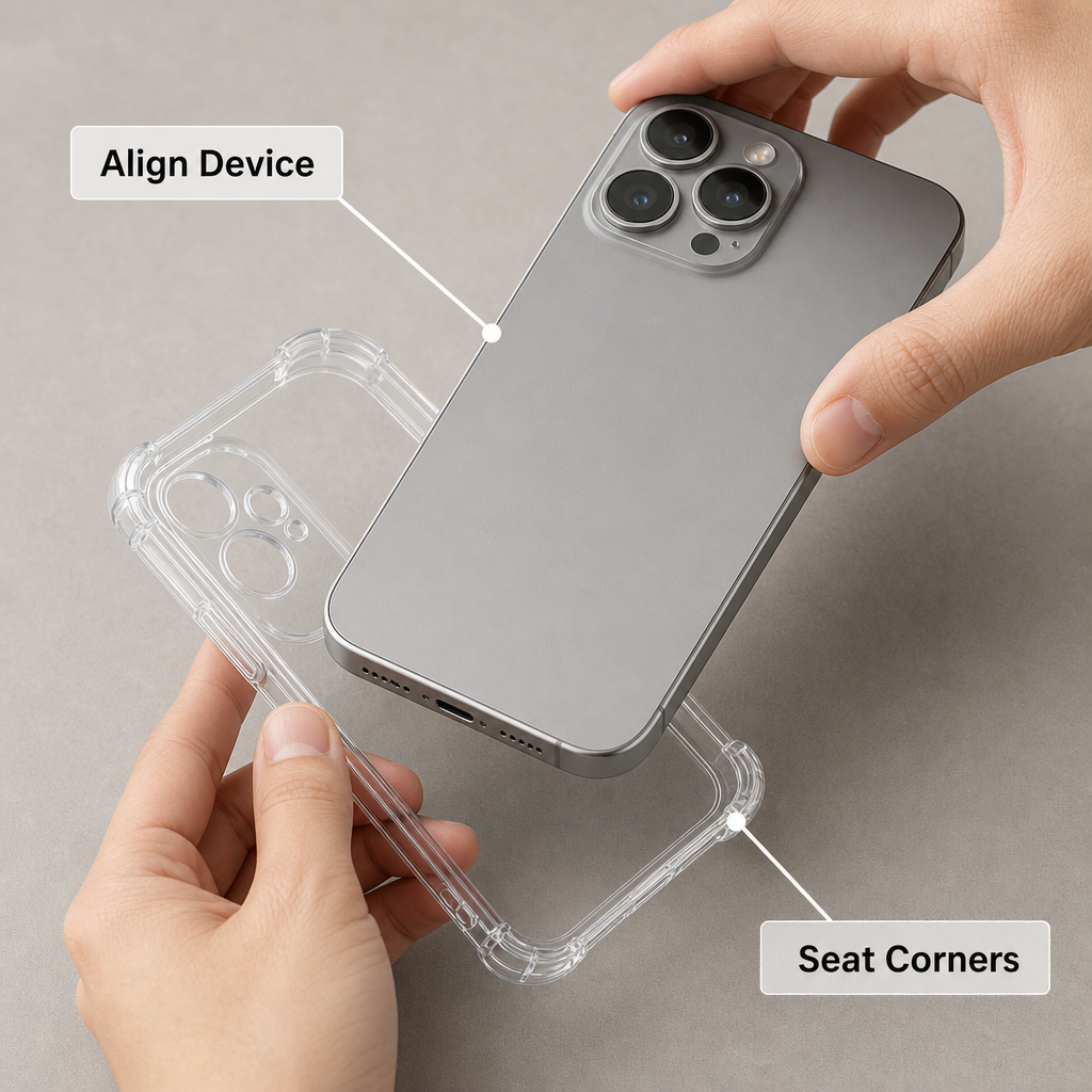 240 Pieces Clear Protective Phone Cases for 15 Pro Max with Reinforced Corners and Anti-Burst Design