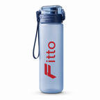 96 Pieces 800ml Water Bottle with Carry Strap, Blue Sports Hydration Bottle