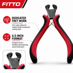 120 Pieces Red and Black Fret Cutter Pliers, 4.5 in, Hand Tools, 1 Piece