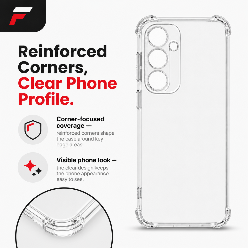240 Pieces Phone Cases for A56, Clear Anti-Burst Design with Reinforced Corners
