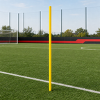 144 Pieces Plastic Soccer Training Pole, 120 cm, Yellow