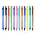 96 Pieces Crystal Gel Pens with Arrow Tip, 0.7 mm, Assorted Ink Colours, 12-Pack