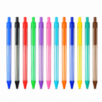 96 Pieces Crystal Gel Pens with Arrow Tip, 0.7 mm, Assorted Ink Colours, 12-Pack