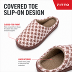 96 Pieces Closed-Toe Bath Slippers for Adults, Red or Brown, EU Sizes 38–45, 1 Pair