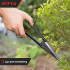 72 Pieces Long-Blade Garden Shears, 35 cm, Black, 1 Piece