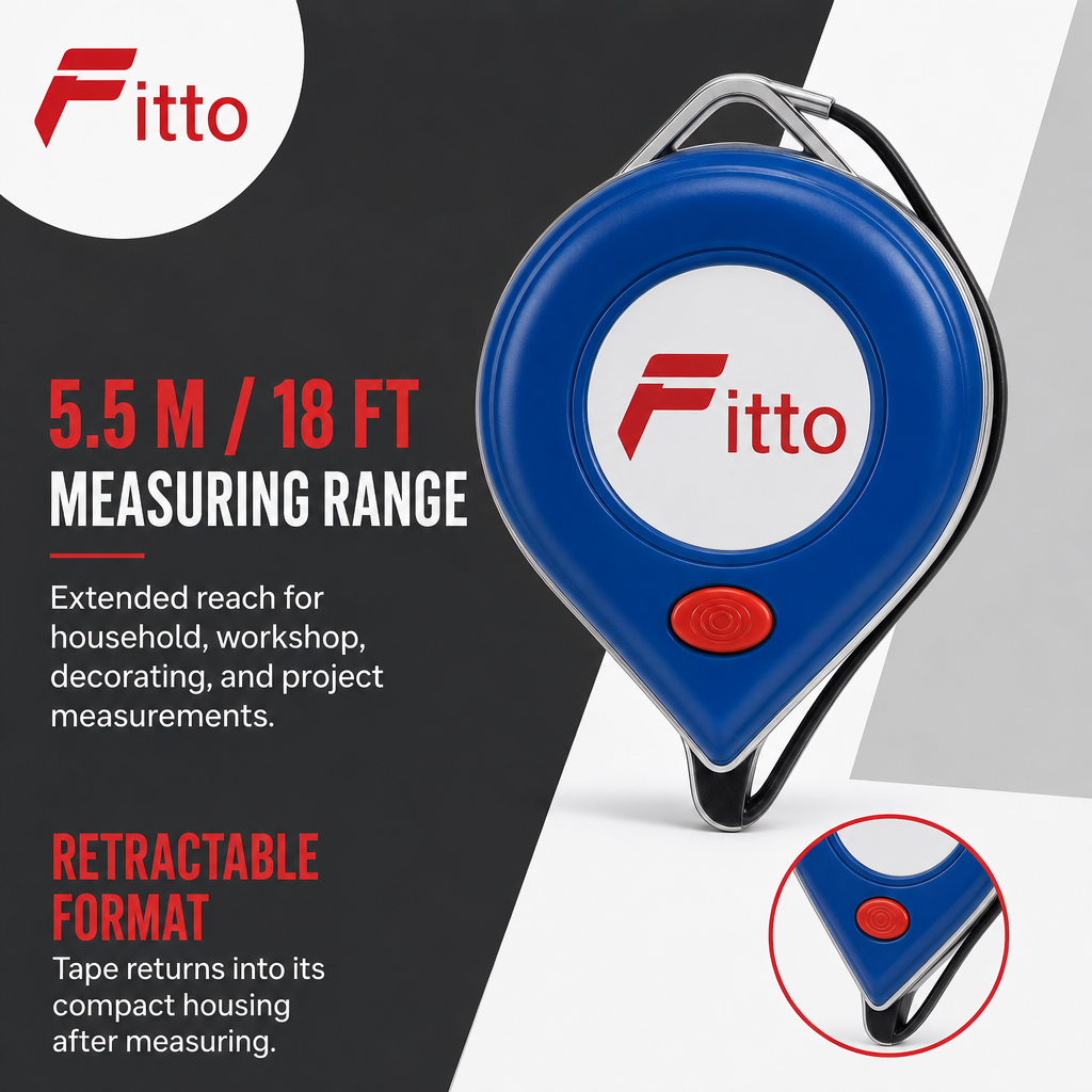 96 Pieces Retractable Measuring Tape, 5.5 m / 18 ft, Blue Green Red, 1 Piece