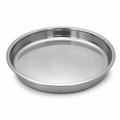 96 Pieces Stainless Steel Round Deep Plate with Wide Rim, 26 cm, 1 Piece