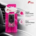 96 Pieces Car Air Fresheners Speed Bubble Gum Scent, Pink Retail Pack, 1 Piece