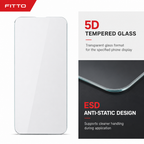 96 Pieces 5D Tempered Glass Screen Protectors, ESD Anti-Static, 1 Pack