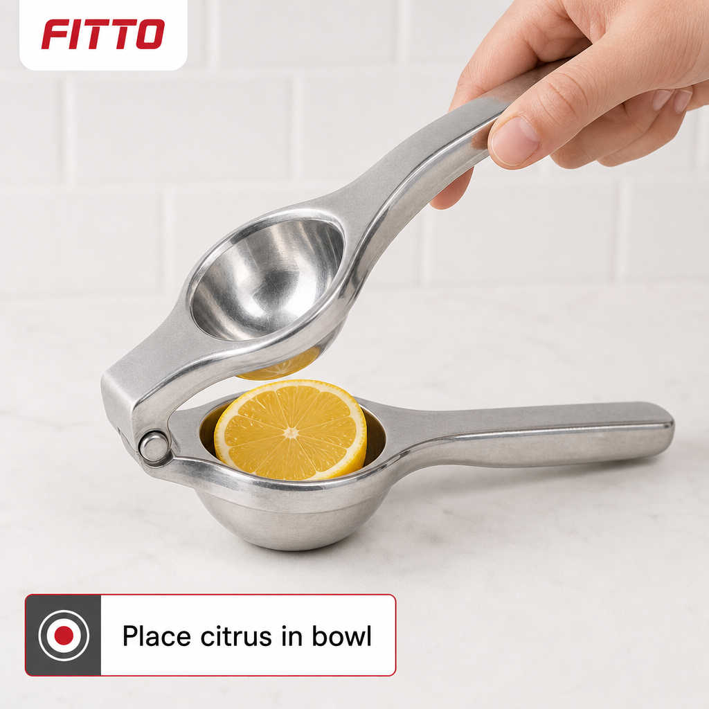 120 Pieces Manual Juicers Lemon Squeezer, Handheld Citrus Press with Bowl and Handle, Silver, 1 Piece