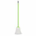 96 Pieces Cotton Mop with Painted Iron Handle, 120 cm, Green