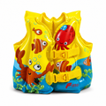 60 Pieces Inflatable Swim Vest with Arm Floats, Yellow Animal Design