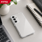 240 Pieces Clear Anti-Burst Protective Phone Cases with Reinforced Corners for A35