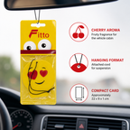 144 Pieces Hanging Card Air Freshener, Cherry Scent, 22 x 9 cm