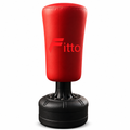 48 Pieces Freestanding Punching Bags Stand with Padded Striking Bag, Red, 115 x 52 cm