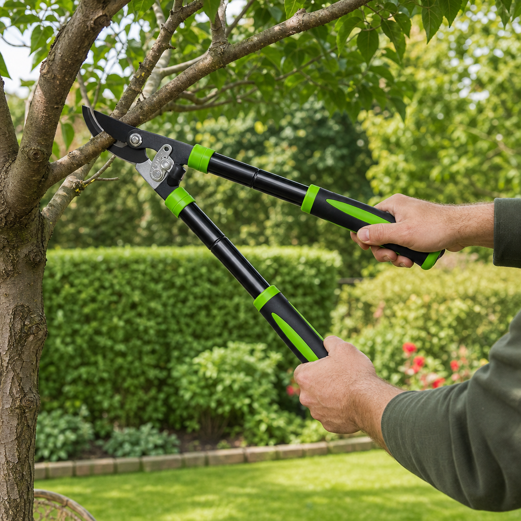 72 Pieces Long-Handle Bypass Lopper, 55 cm, Black and Green, 1 Piece