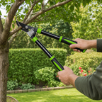 72 Pieces Long-Handle Bypass Lopper, 55 cm, Black and Green, 1 Piece
