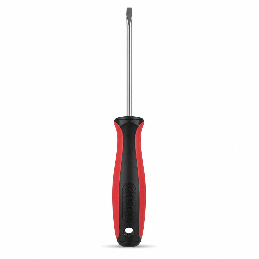 144 Pieces Hand Screwdriver, 5 mm Tip with 100 mm Shaft, Red Black Silver, 1 Piece