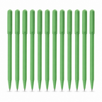 144 Pieces Ball Pens, Green Matte Body, 12 Pack, Office and School Writing Supplies