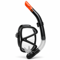 72 Pieces Swimming Mask and Snorkel Set, Black, 1-Piece Water Sports Accessory