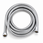 96 Pieces Flexible Stainless Steel Shower Hose, 1.5 m, Silver, 1 Piece