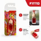 96 Pieces Hanging Bottle Car Air Fresheners, Red, Single Unit
