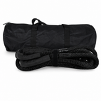 48 Pieces Kinetic Vehicle Recovery Tow Rope, 6 m, 13.2-Ton Specification, 30% Elasticity, Black