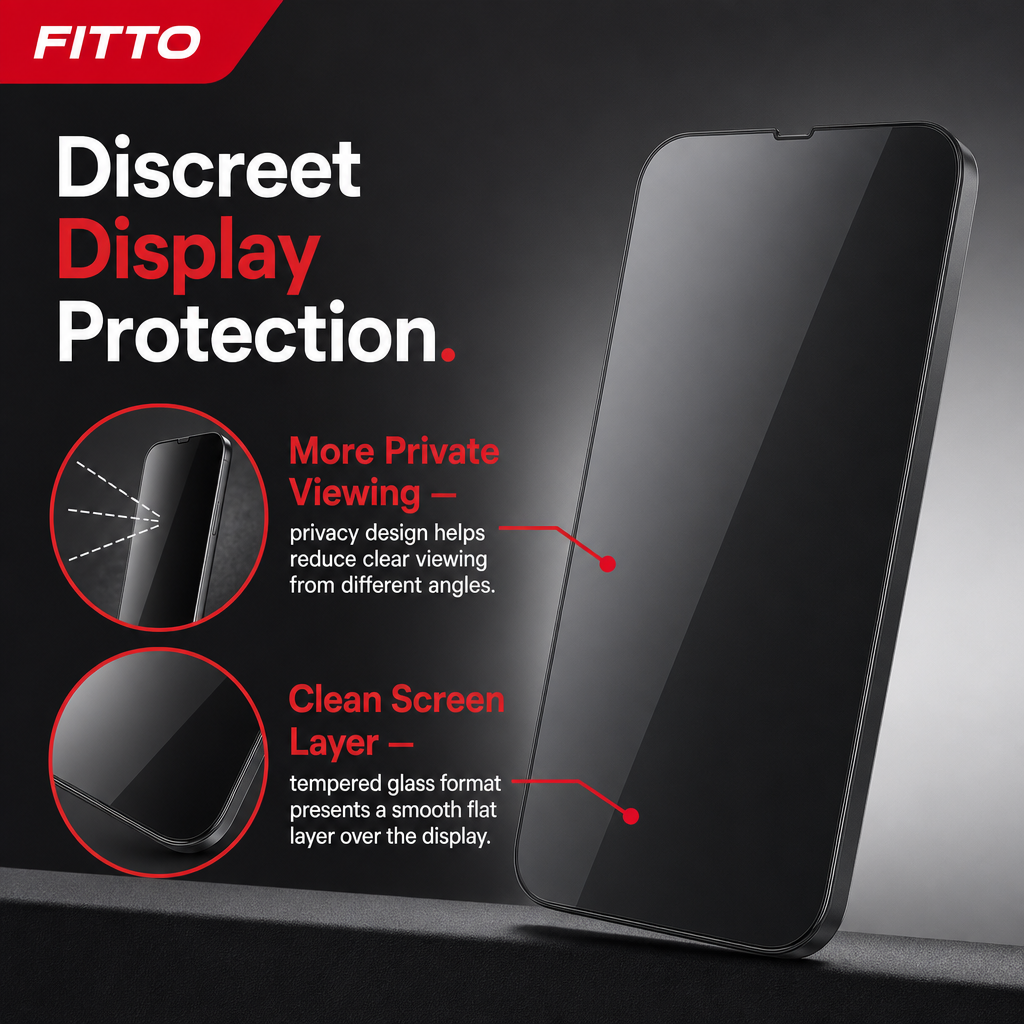 120 Pieces 360-Degree Privacy Tempered Glass Screen Protectors for Pro Max Phone, Black