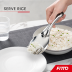 96 Pieces Stainless Steel Rice Serving Spork, Medium, 26 cm