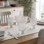 72 Pieces Glass Bowl Set, Clear, 6 Pieces for Table Serving and Food Presentation