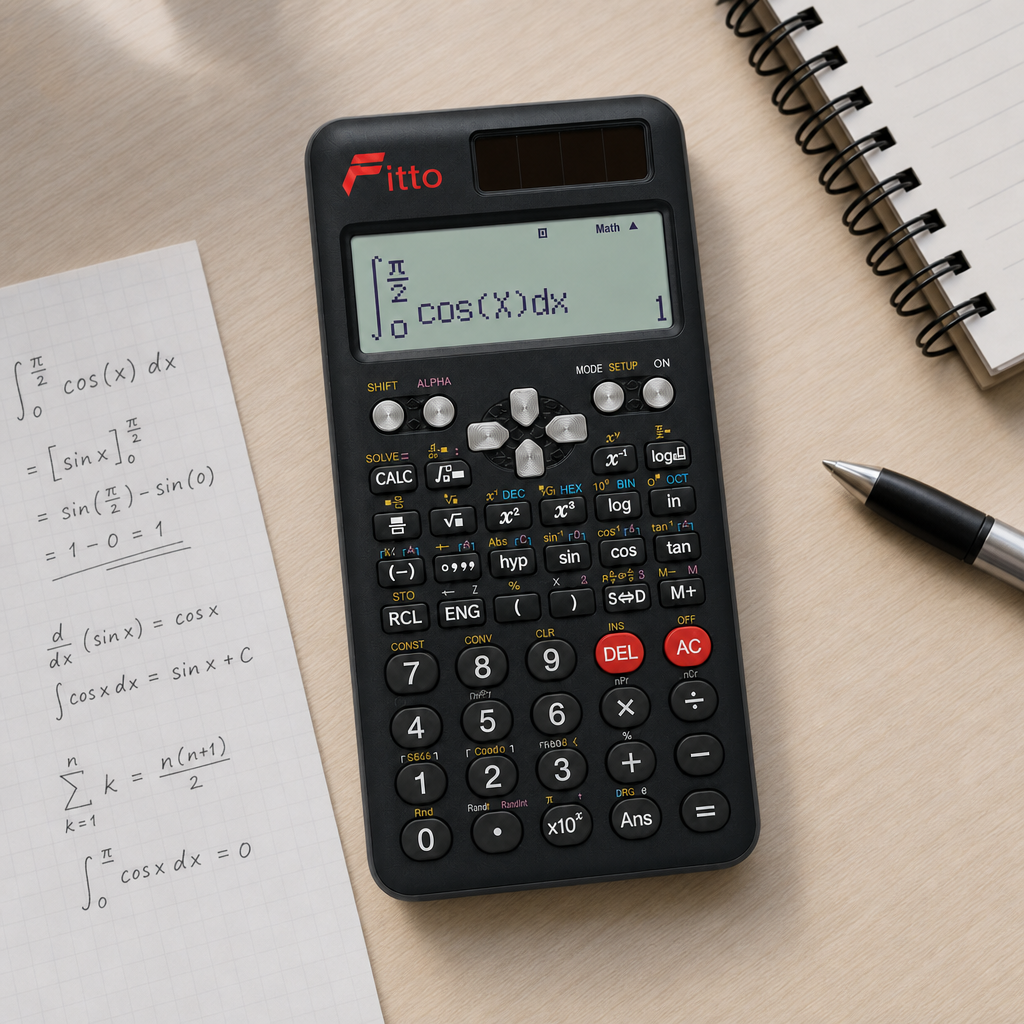 72 Pieces Scientific Calculators, Black 12-Digit Display, 417 Functions, 1 Piece