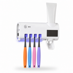 96 Pieces White Multifunction Toothbrush Sterilizers, Wall-Mounted Bathroom Organizer, 1 Piece