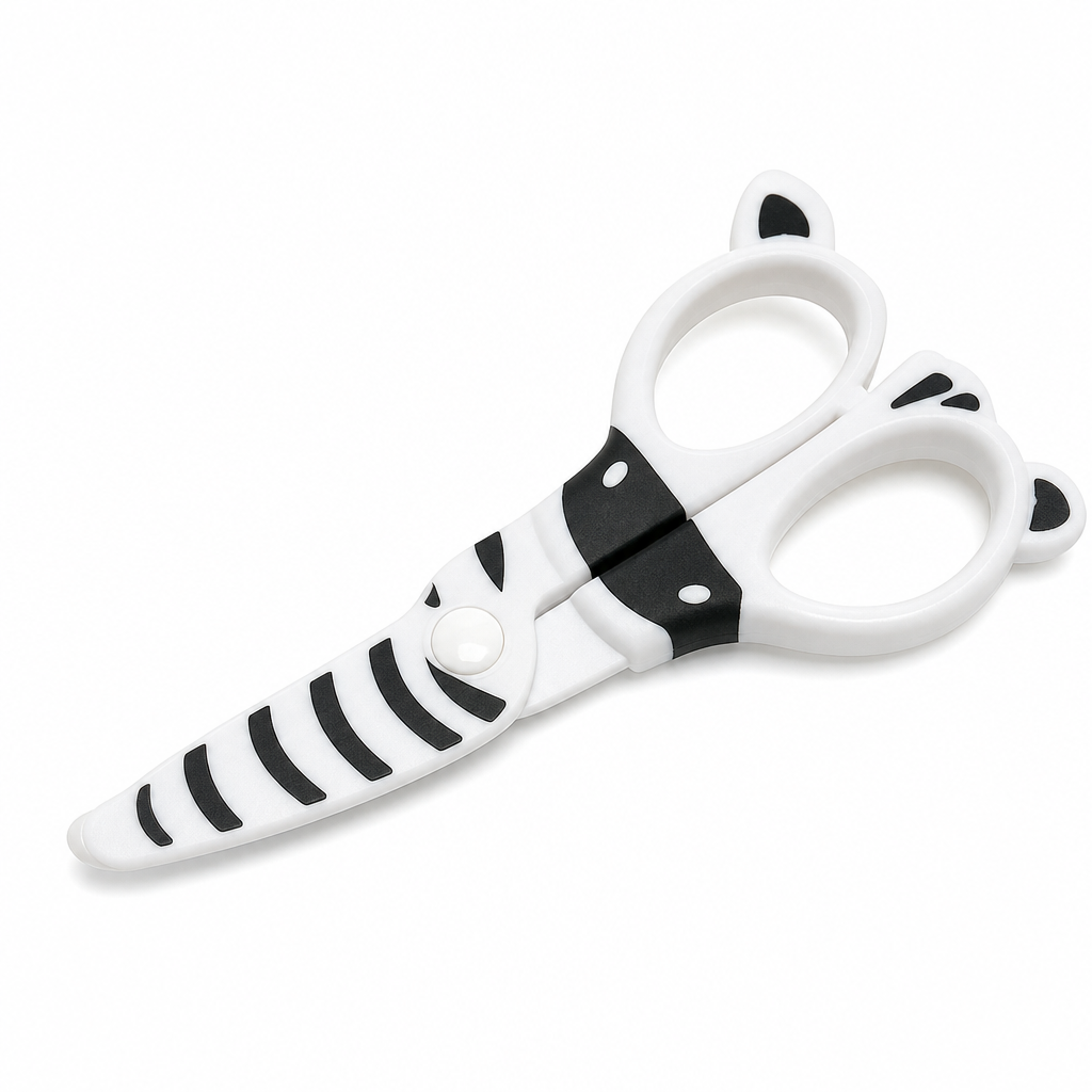 240 Pieces Animal Scissors, 5 Inch, Zebra Design, White and Black Pattern, 1 Piece
