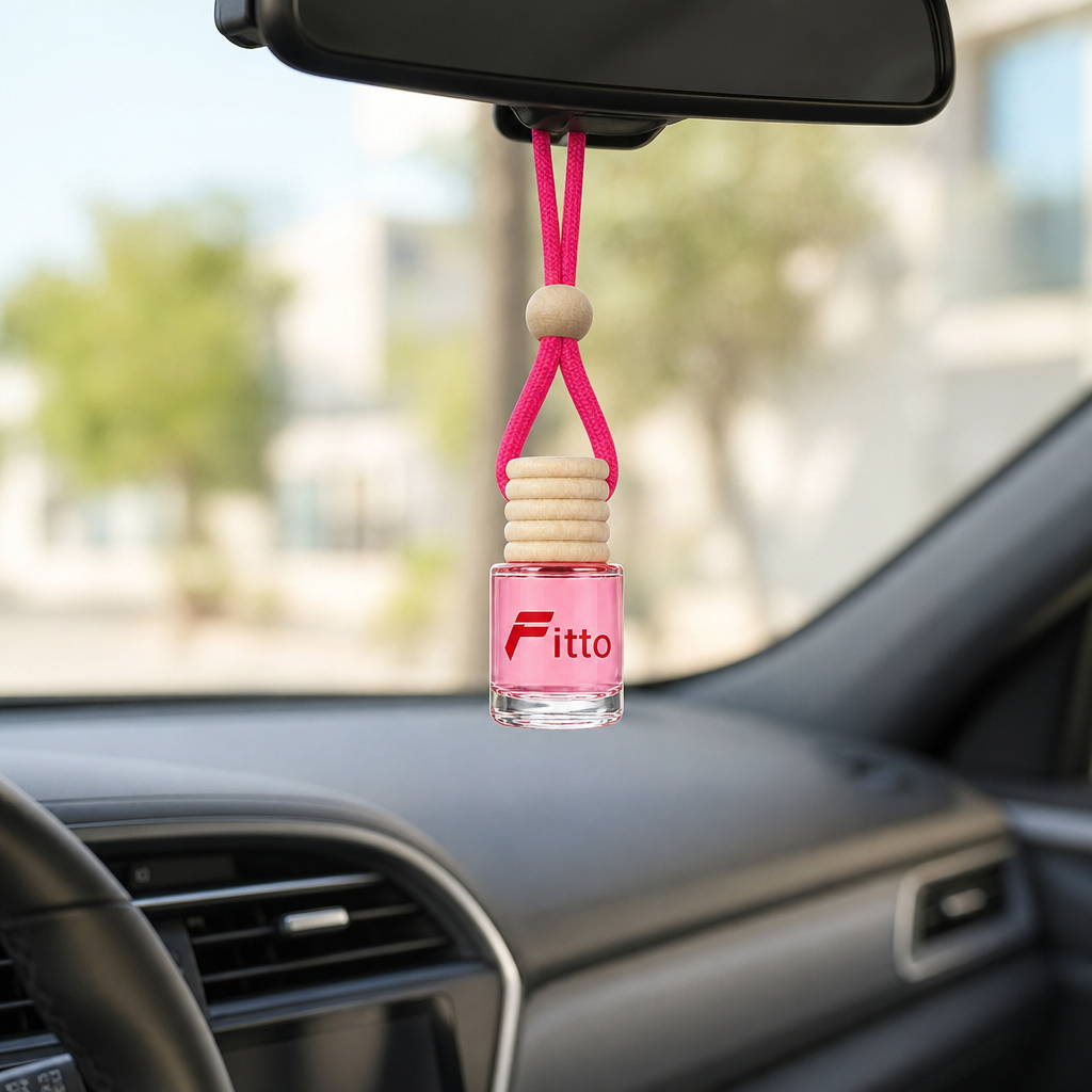 144 Pieces Hanging Bottle Air Freshener, Bubble Gum Scent, Single Car Fragrance Bottle