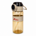 96 Pieces Printed Reusable Water Bottle with Flip Top Lid and Carry Strap, 700 ml, 1 Piece