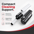 60 Pieces Mini Handheld Folding Vacuum Cleaners, Type-C Rechargeable, Compact Cleaning Tool