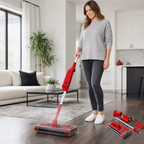 48 Pieces Spray Mop Cleaning Kit with Accessories, Red, 1 Set