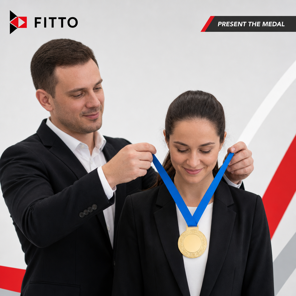 144 Pieces Blank Award Medal with Blue Ribbon, Metallic Finish, Round Recognition Medal for Ceremonies and Presentations