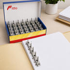 144 Pieces Metal File Fasteners, 8 cm, 50 Sets
