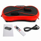 48 Pieces Large Vibration Exercise Platforms with Plastic Housing and Remote Control, Red, 82 x 48 x 19 cm