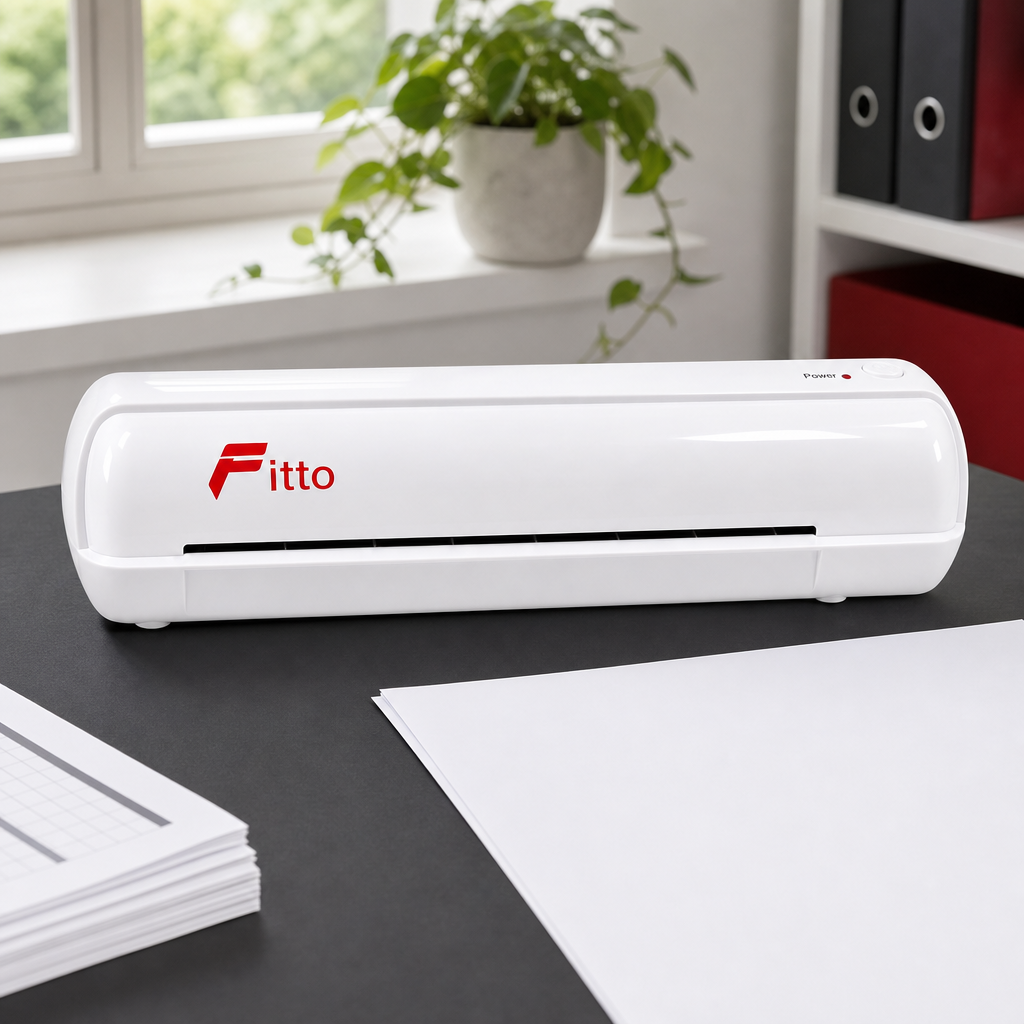 48 Pieces A4 Laminators Machine, White, 1 Unit for Home, Office and School Use