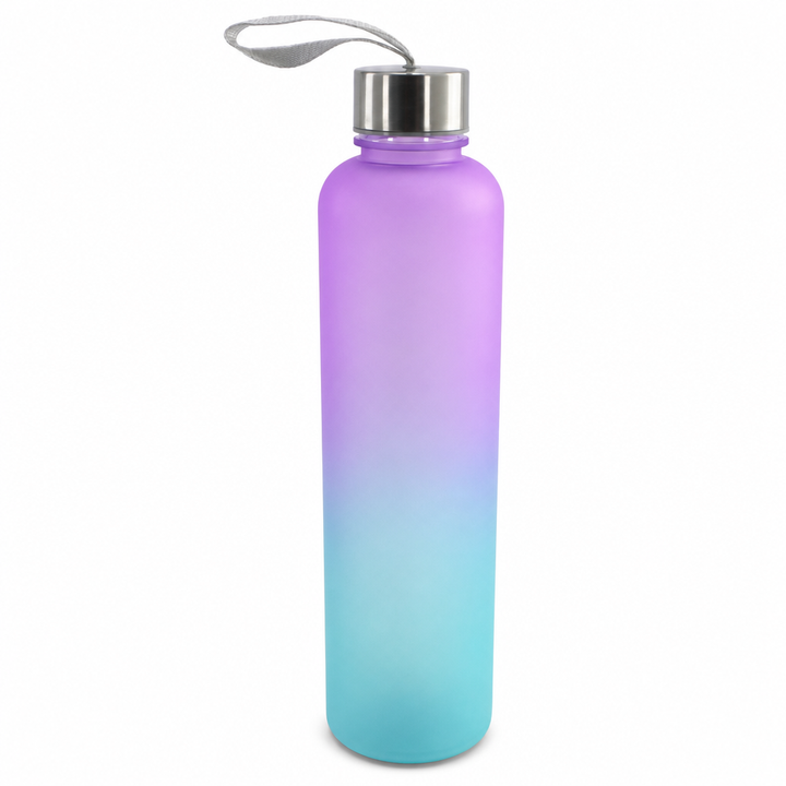 120 Pieces Assorted Colour 700 ml Gradient Plastic Water Bottle with Carry Loop, 1 Piece