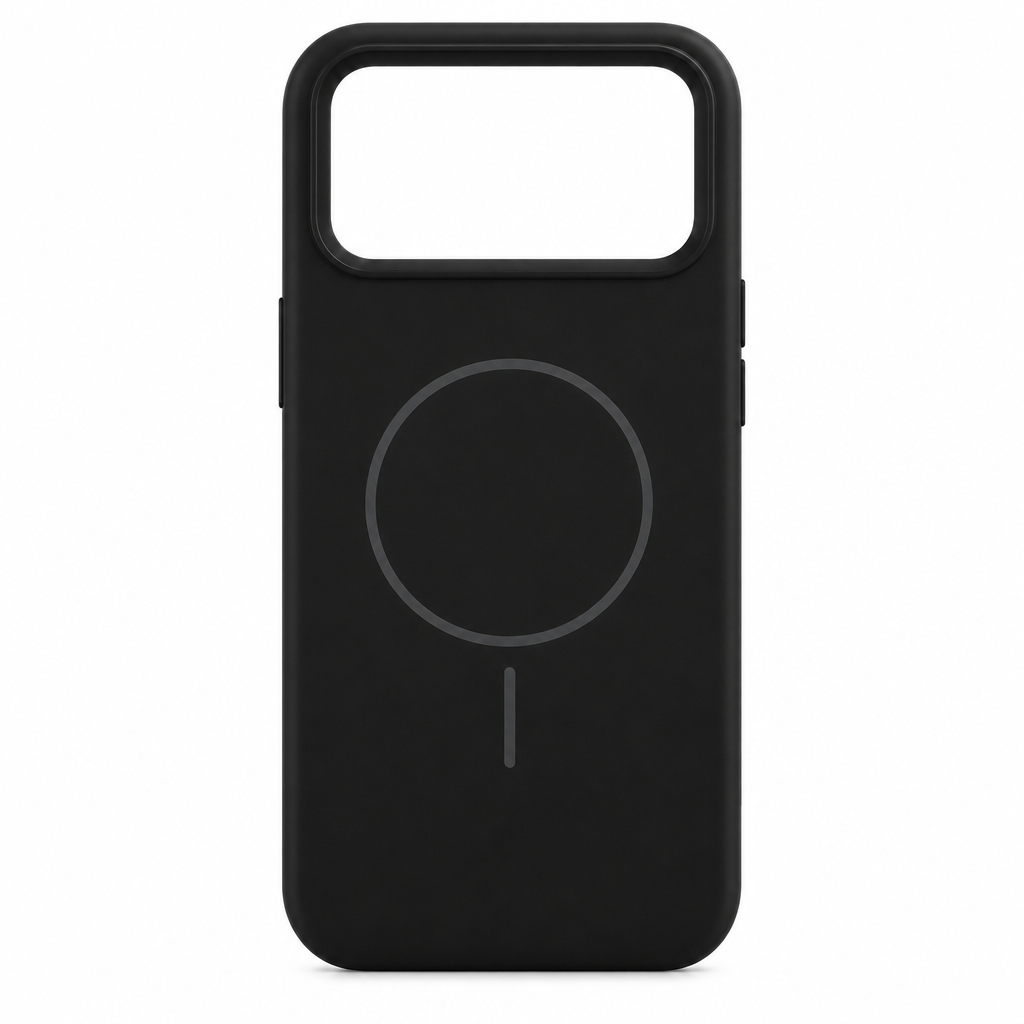 120 Pieces Silicone Magnetic Phone Cases with Raised Camera Protection for 13-Series Smartphone, Black